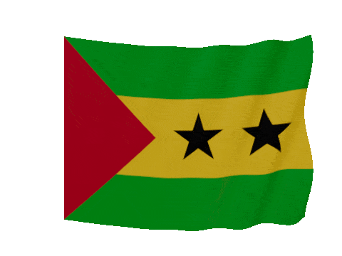 São Tomé and Príncipe Soft Sag animated flag GIF