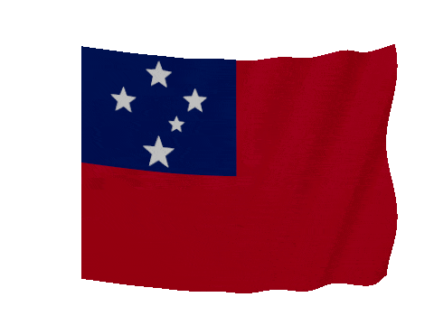 Samoa Soft Sag animated flag GIF