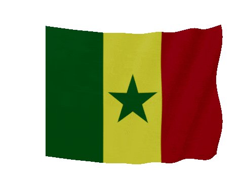 Senegal Soft Sag animated flag GIF