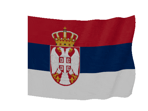 Serbia Soft Sag animated flag GIF
