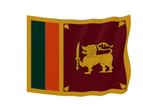 Sri Lanka Soft Sag animated flag GIF