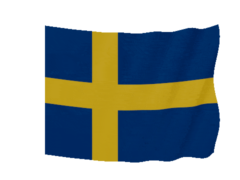 Sweden Soft Sag animated flag GIF