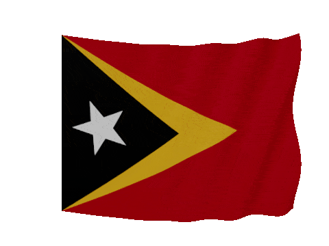 Timor Leste Soft Sag animated flag GIF