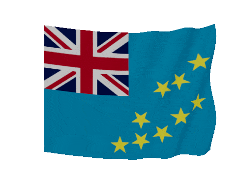 Tuvalu Soft Sag animated flag GIF