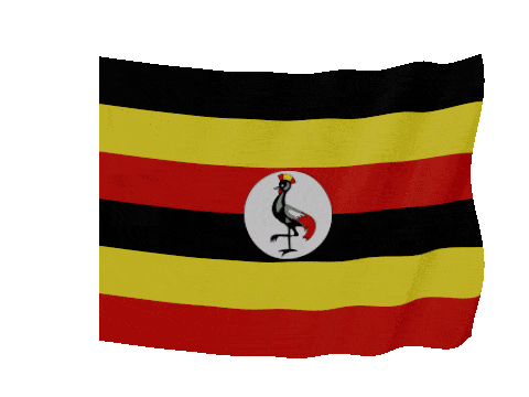 Uganda Soft Sag animated flag GIF