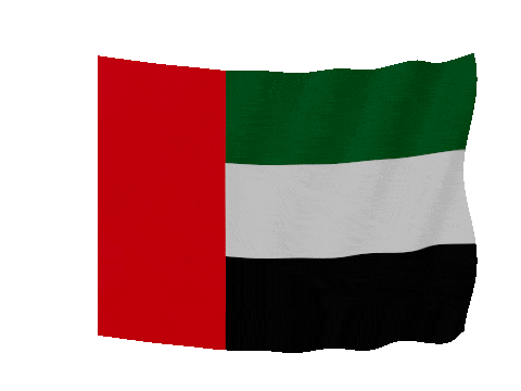 United Arab Emirates Soft Sag animated flag GIF