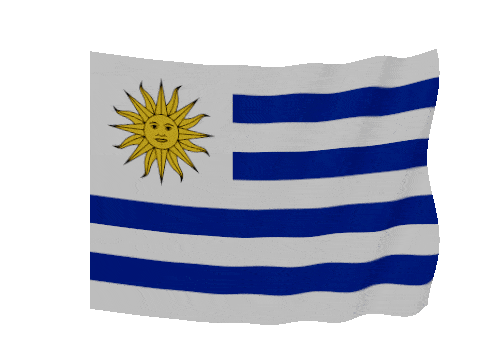 Uruguay Soft Sag animated flag GIF