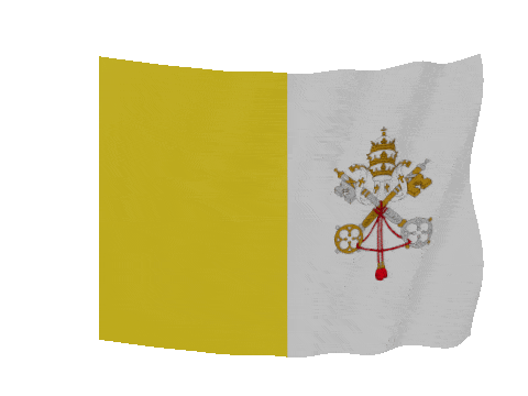 Vatican City Soft Sag animated flag GIF