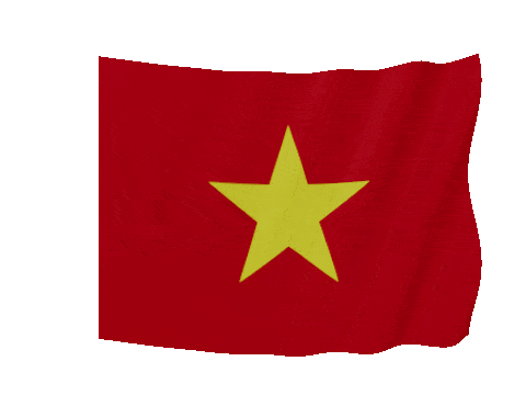 Vietnam Soft Sag animated flag GIF