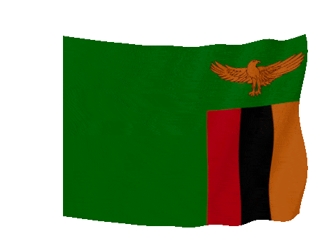 Zambia Soft Sag animated flag GIF