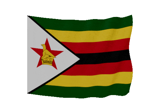 Zimbabwe Soft Sag animated flag GIF