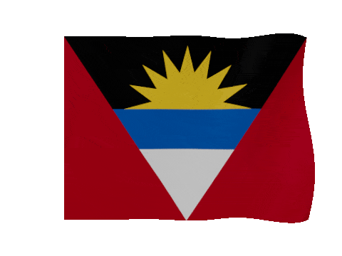 Antigua And Barbuda animated waving flag GIF