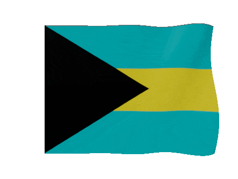Bahamas animated waving flag GIF