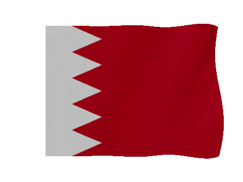 Bahrain animated waving flag GIF