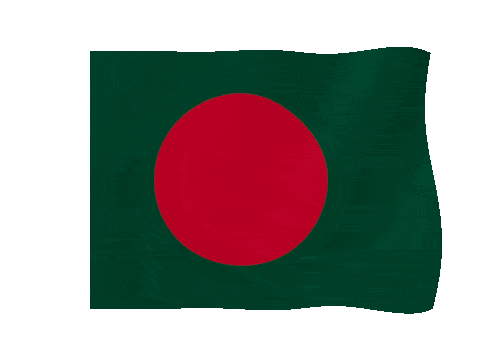 Bangladesh animated waving flag GIF