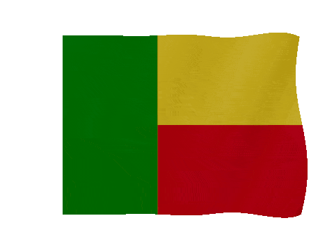 Benin animated waving flag GIF