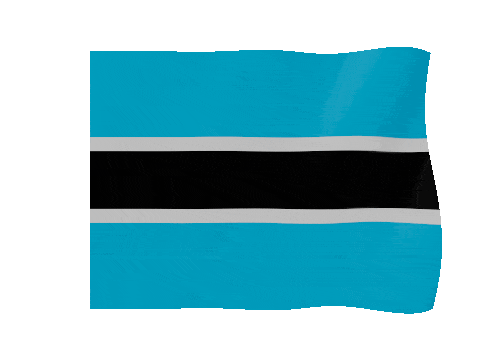 Botswana animated waving flag GIF