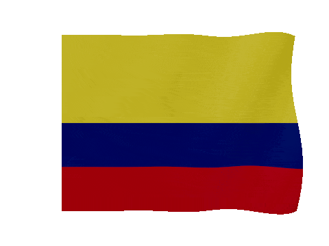 Colombia animated waving flag GIF