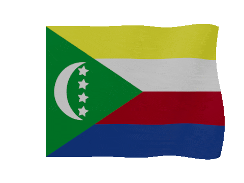 Comoros animated waving flag GIF