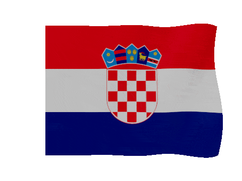 Croatia animated waving flag GIF