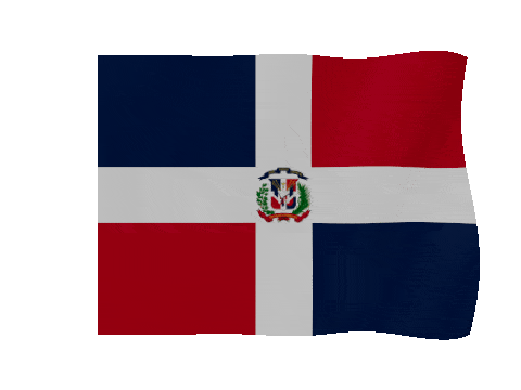 Dominican Republic animated waving flag GIF