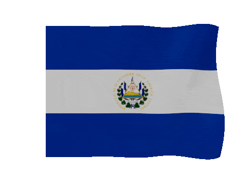 El Salvador animated waving flag GIF