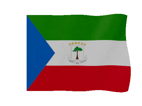 Equatorial Guinea animated waving flag GIF