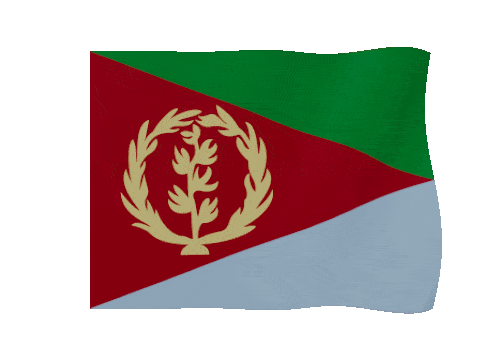 Eritrea animated waving flag GIF