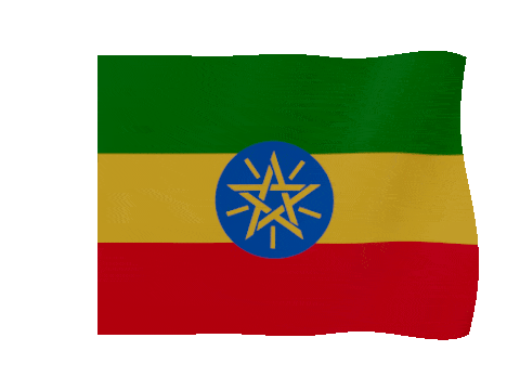 Ethiopia animated waving flag GIF