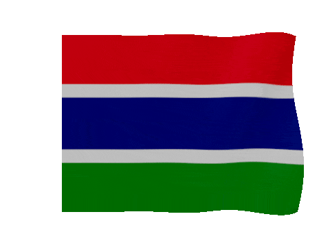 Gambia animated waving flag GIF
