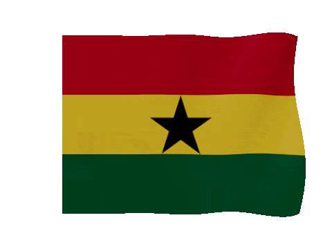 Ghana animated waving flag GIF