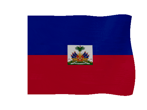 Haiti animated waving flag GIF