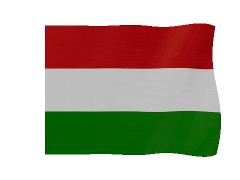 Hungary animated waving flag GIF