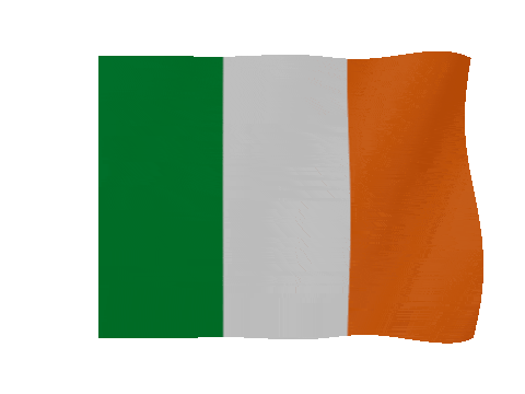Ireland animated waving flag GIF