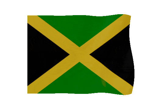 Jamaica animated waving flag GIF