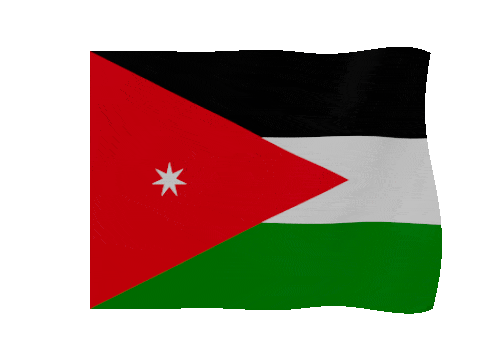 Jordan animated waving flag GIF