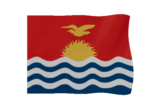 Kiribati animated waving flag GIF