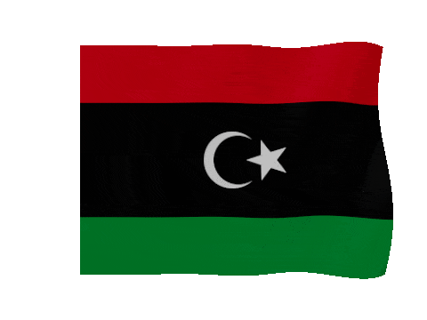 Libya animated waving flag GIF