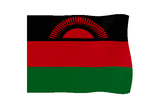 Malawi animated waving flag GIF