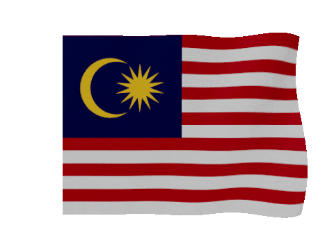 Malaysia animated waving flag GIF