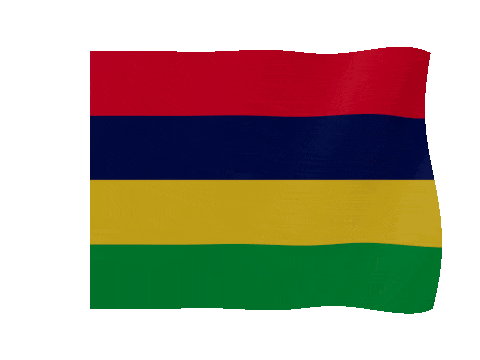 Mauritius animated waving flag GIF