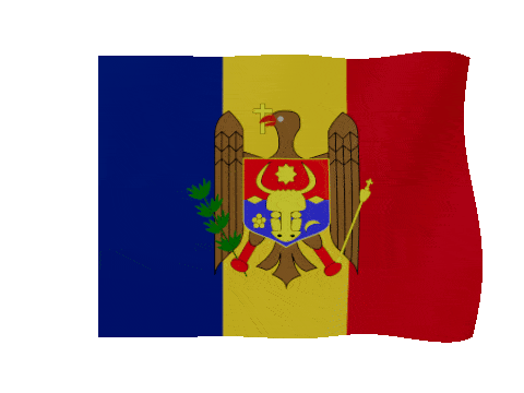 Moldova animated waving flag GIF