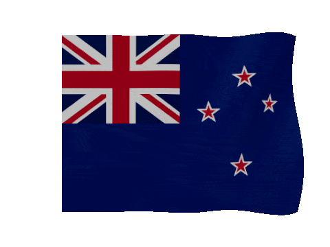 New Zealand animated waving flag GIF