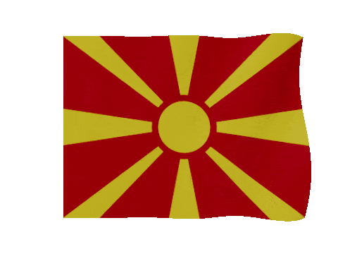 North Macedonia animated waving flag GIF