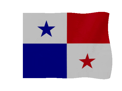 Panama animated waving flag GIF
