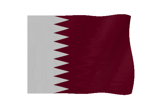 Qatar animated waving flag GIF