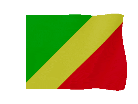 Republic Of The Congo animated waving flag GIF
