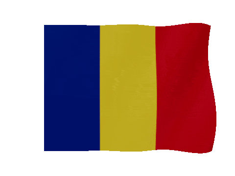 Romania animated waving flag GIF
