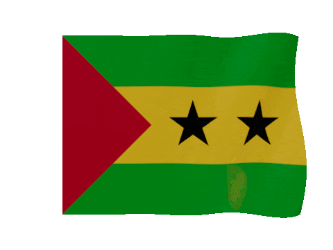 São Tomé and Príncipe animated waving flag GIF
