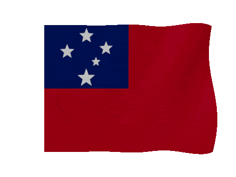 Samoa animated waving flag GIF